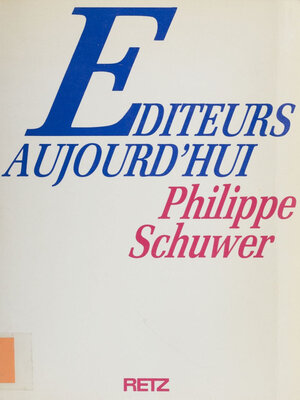 cover image of Éditeurs aujourd'hui